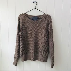 Paper Crane Cable Knit Sweater
